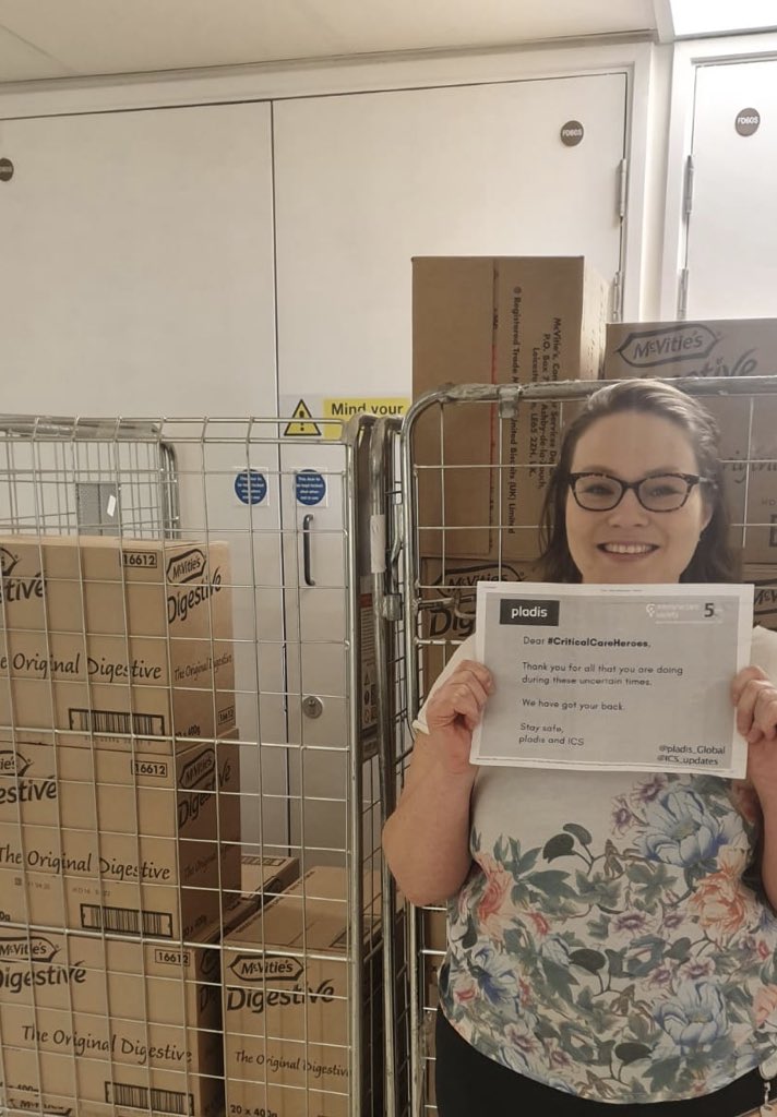 escervi3's tweet image. Earlier in the week we @uclh received a huge 🚚 delivery 📦 📦from @McVities  of biscuits 🍪🍪🍪which we shared with anaesthetics, intensive care, Perrt, our domestic staff and the goods-in team. Lots of happy faces! 😄😀🙂😁 Thanks @McVities &amp;amp; thanks @ICS_updates for arranging