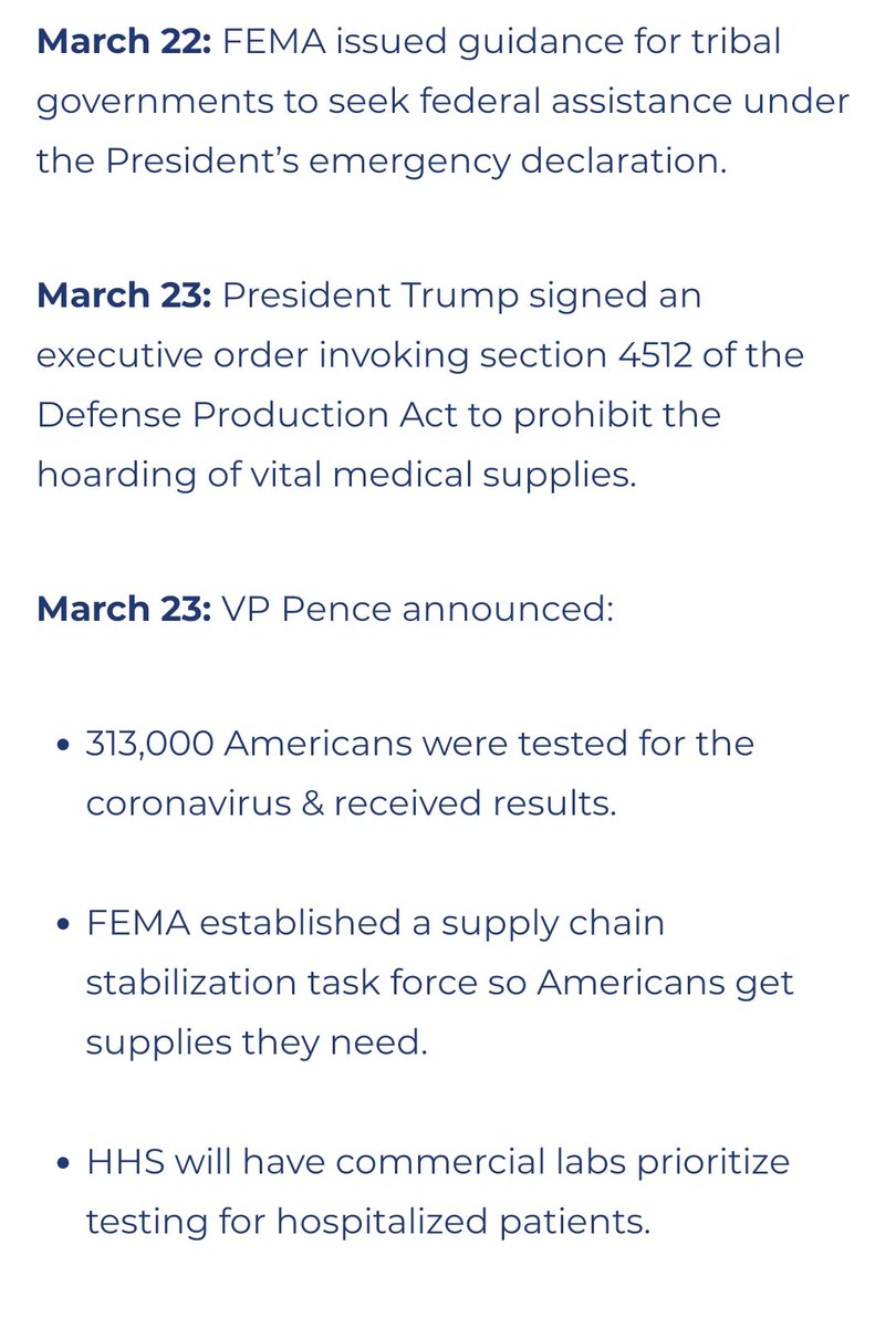 On March 23 President Trump invoked a section of the Defense Production Act but that wasn't enough for the left. Many are still begging for more Federal control from a President they labeled a "Dictator" since his election. (8/12)