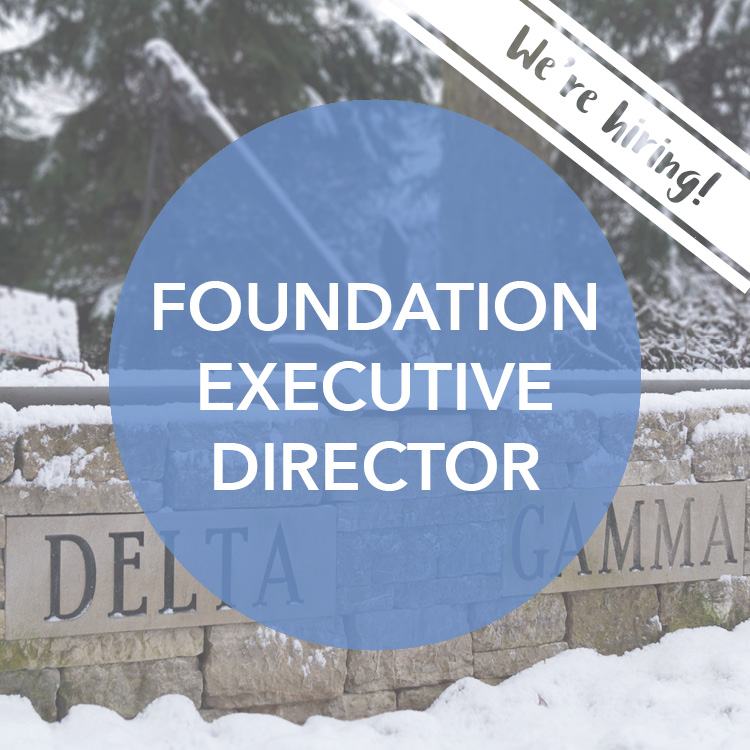 deltagamma's tweet photo. Do you have strong leadership skills from working in an professional executive position for 3+ years? We're currently hiring for an executive director for the Delta Gamma Foundation! @DGF_Tweets 

Learn more and apply here:  https://t.co/kqDlpVaGwB https://t.co/NVrZh1pfxd