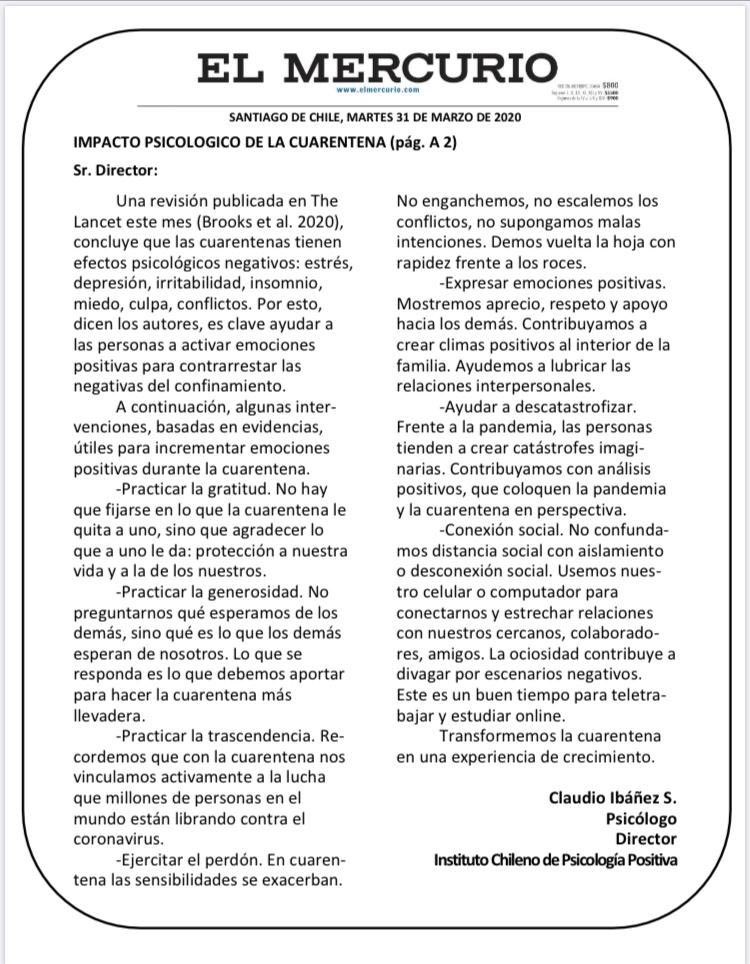 pepofilms's tweet photo. Extraordinaria carta!! Todos debemos ser un aporte en estos tiempos!! https://t.co/zV6HjkSJnU