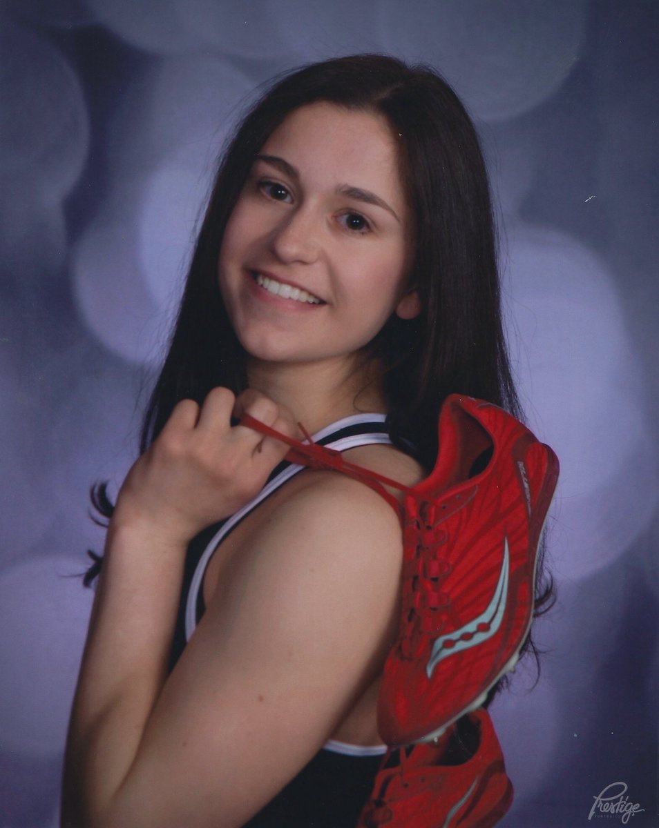 CHEGirlTrack's tweet photo. Sr. Spotlight-Lauren Abrams! Pole Vaulter, workhorse, rock, do anything you ask &amp; had perfect attendance! She is continuing her education @ U of Hartford in the Dr. of Physical Therapy Program, majoring in Exercise Science. Lauren thanks her parents &amp; coaches for getting through! https://t.co/Cy0iSW2XKs