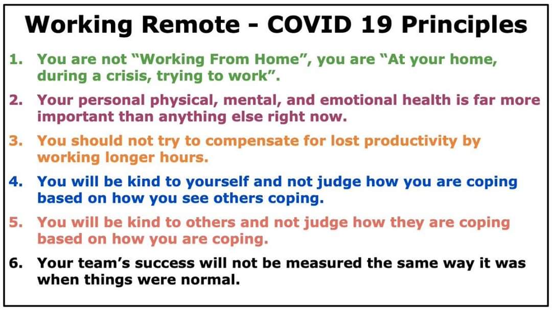 HSCommunityTX's tweet photo. I was inspired to create this after seeing a similar post about working at home.   I haven't been able to find the original creator of the work-at-home ideas, but credit them for the idea. https://t.co/lfShu9J0O9