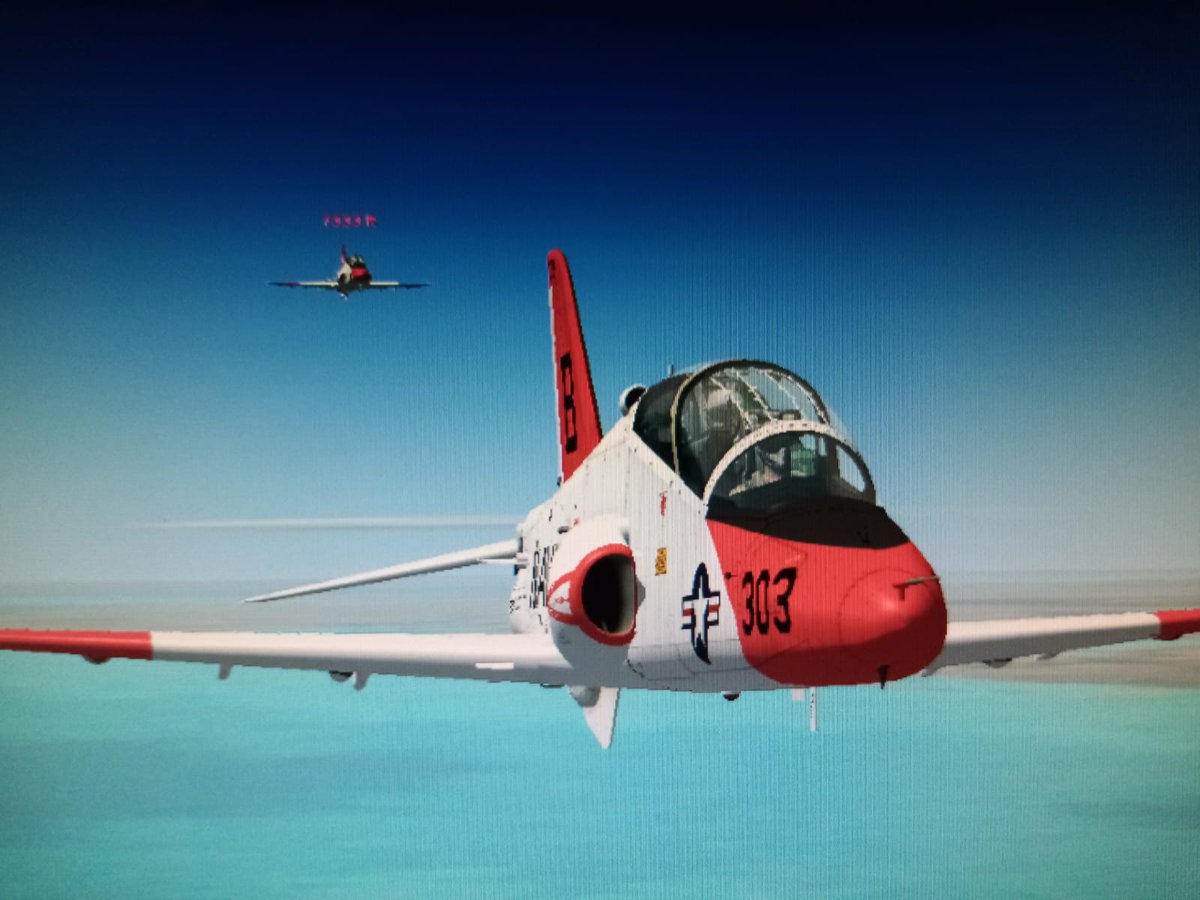 FLOANVirtual's tweet photo. #CarrierQualifications - Vuelo de adiestramiento con el #T45C✈ de #TIGER80A🐯 & #TIGER05A🐯, supervisados por nuestro instructor #TIGER04🐯, pilotos de nuestra #NovenaEscuadrillaVirtual🇪🇸, destinados en el #VT9 "Tigers" de #NASMeridian (KNMM - Mississippi)🇺🇸 https://t.co/nZKRDplYe6