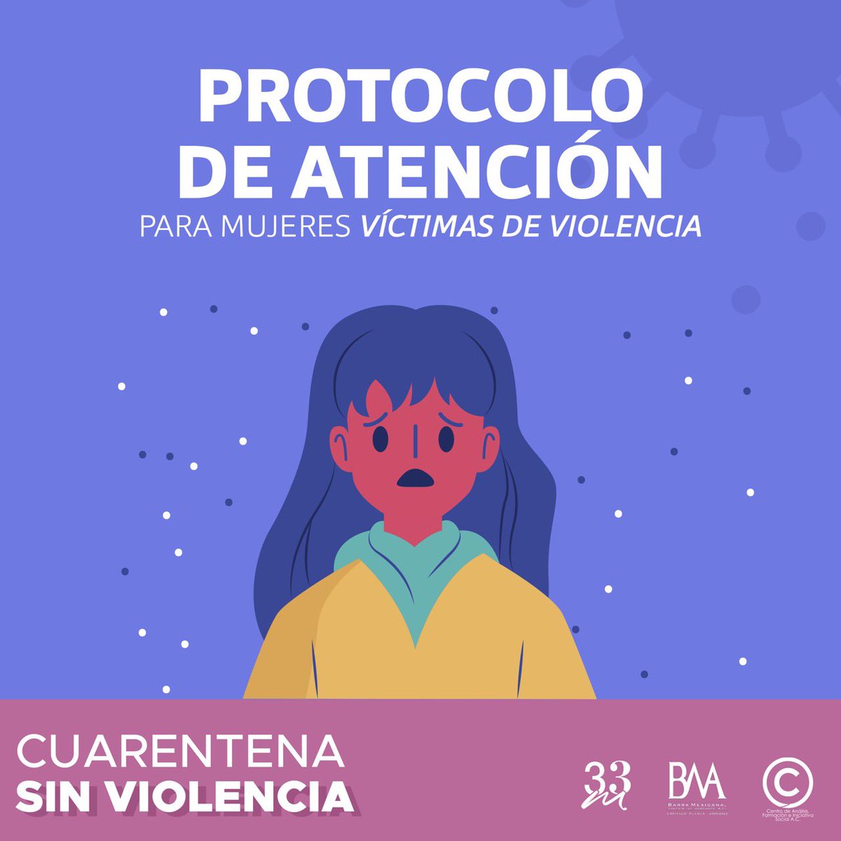 edurneochoa's tweet image. Comparto el PROTOCOLO de atención que hicimos en conjunto @natali_ha @NormaPimentelMx @33Mujeres_AC para la atención de mujeres víctimas de violencia. Apóyanos difundiendo, le podemos salvar la vida a una mujer. #CuarentenaSinViolencia 💜

Descarga 👉🏽 33mujeres.com/descargas/prot…