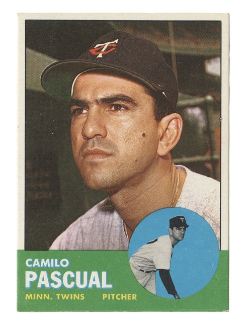 mnhs's tweet photo. The @Twins would have had their #TwinsOpenerAtHome today, so baseball is on our minds. Since we can't have a game today, let's look back at some 1963 players via Topps Chewing Gum baseball cards in our collection. #TwinsTogether https://t.co/TTjyAZeCHi