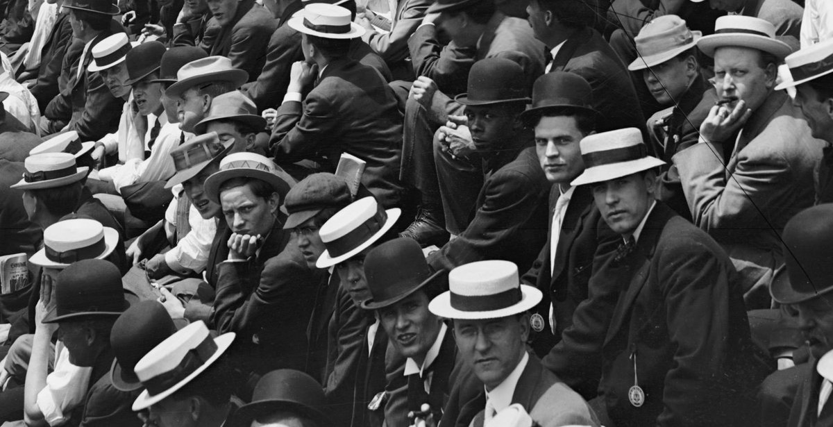 Baseball scenes around Forbes Field on a sunny afternoon, circa 1910. Includes a movie-making time traveler   #LOC   #pirates   #OpeningDay 1/7