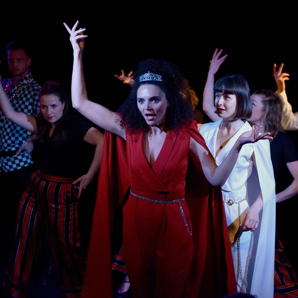 This time last year we were opening ‘Herstoric’ <a href="/draytonarmssw5/">Drayton Arms Theatre</a> Can’t believe a whole year's flown by since these beautiful people brought not one, but two new #musicals to life!🎶We're reminiscing with some opening night pics by Alex Winn. First, ‘A Mother’s War’ by <a href="/WillGDrake/">Will Geraint Drake</a>