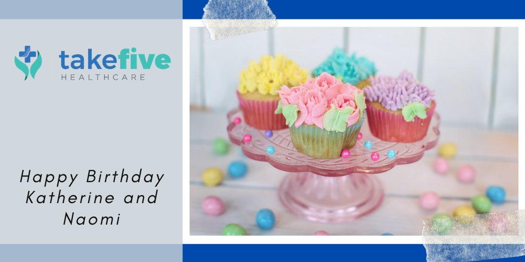 FiveHealthcare's tweet photo. Happy birthday to you, 
Happy birthday to you, 
Happy belated birthday Katherine,
Happy birthday to you! 🎈
&amp;
Happy birthday to you,
Happy birthday to you,
Happy birthday to Naomi,
Happy birthday to you. 🎈
It's best practice to sing happy birthday twice whilst washing your hands https://t.co/4EcQfxlmf2