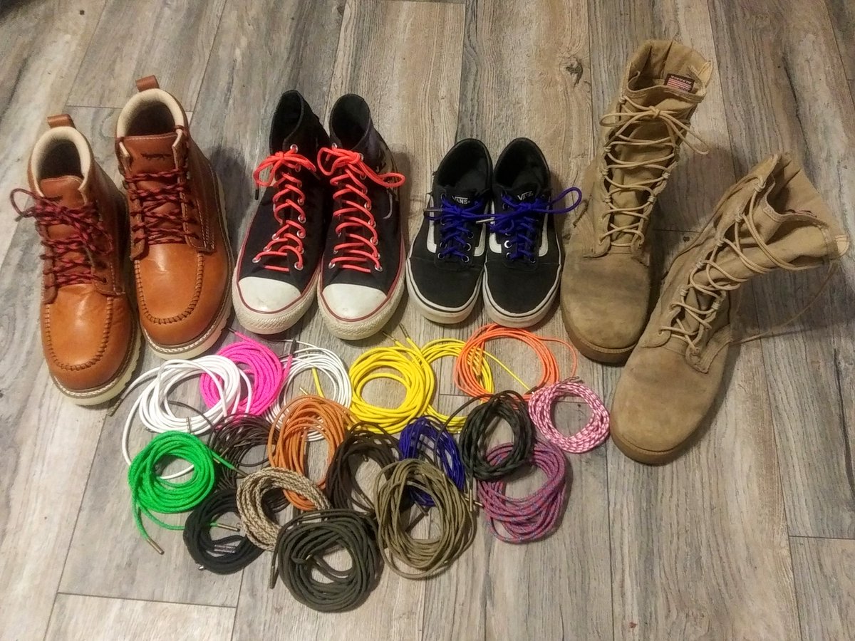Till 4/17/2020 20% off your total order with free shipping over 20 Bucks. Use coupon code bootlacedeal. <a href="/maddoglaces/">Mad Dog Laces</a>
#bootlaces #dannerboots #hikingboots #RedWing #RedWingShoes #RedWingHeritage #RedWingBoots #BraveStarSelvage #Selvage #Selvedge  #Denim #BootHunter #bootlace #boot