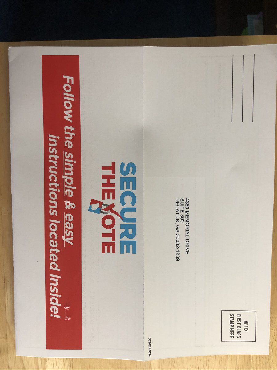 If you're mailing your ballot request, fold it along the perforations and add a 55-cent first-class stamp. The address of your county's election office is pre-printed (5/7)
