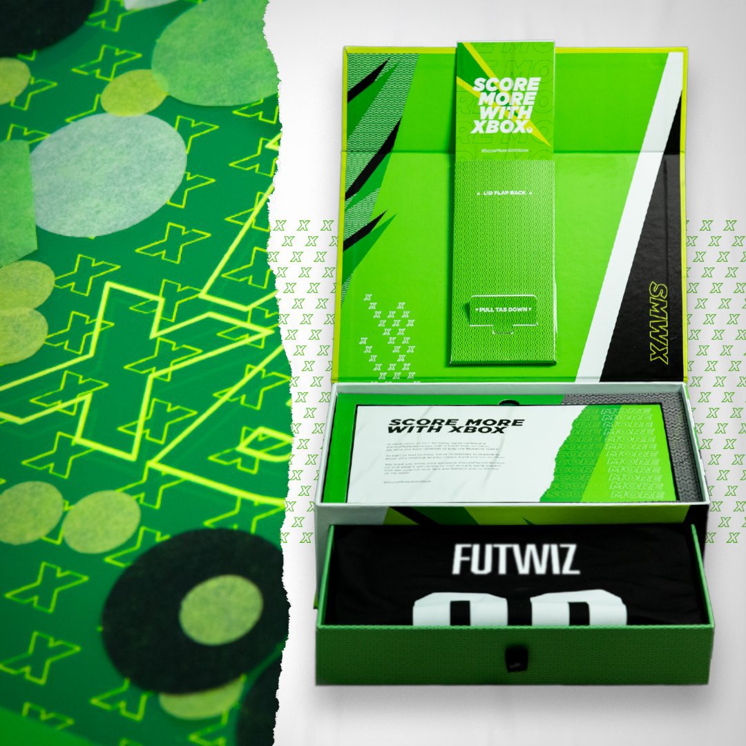 FUTWIZ's tweet photo. Thanks to @xboxuk we're giving away a #ScoreMoreWithXbox #FUTBirthday kit! 🎉🎂🎉

Containing:
12,000 #FIFA20 points 
A limited edition SMWX FUTWIZ shirt!

RT and follow to enter, winner drawn Thursday 9th April

Good luck 🖤💚 https://t.co/krePP5XHFB