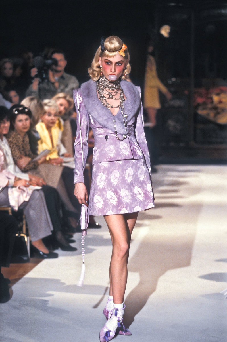 Nathan on X: christian dior haute couture 'maasai' s/s 1997, john  galliano's grand debut collection for the house  / X