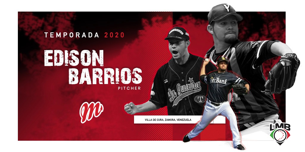 Edison Barrios Diablos Rojos del México 2020 Liga Mexicana de Beisbol