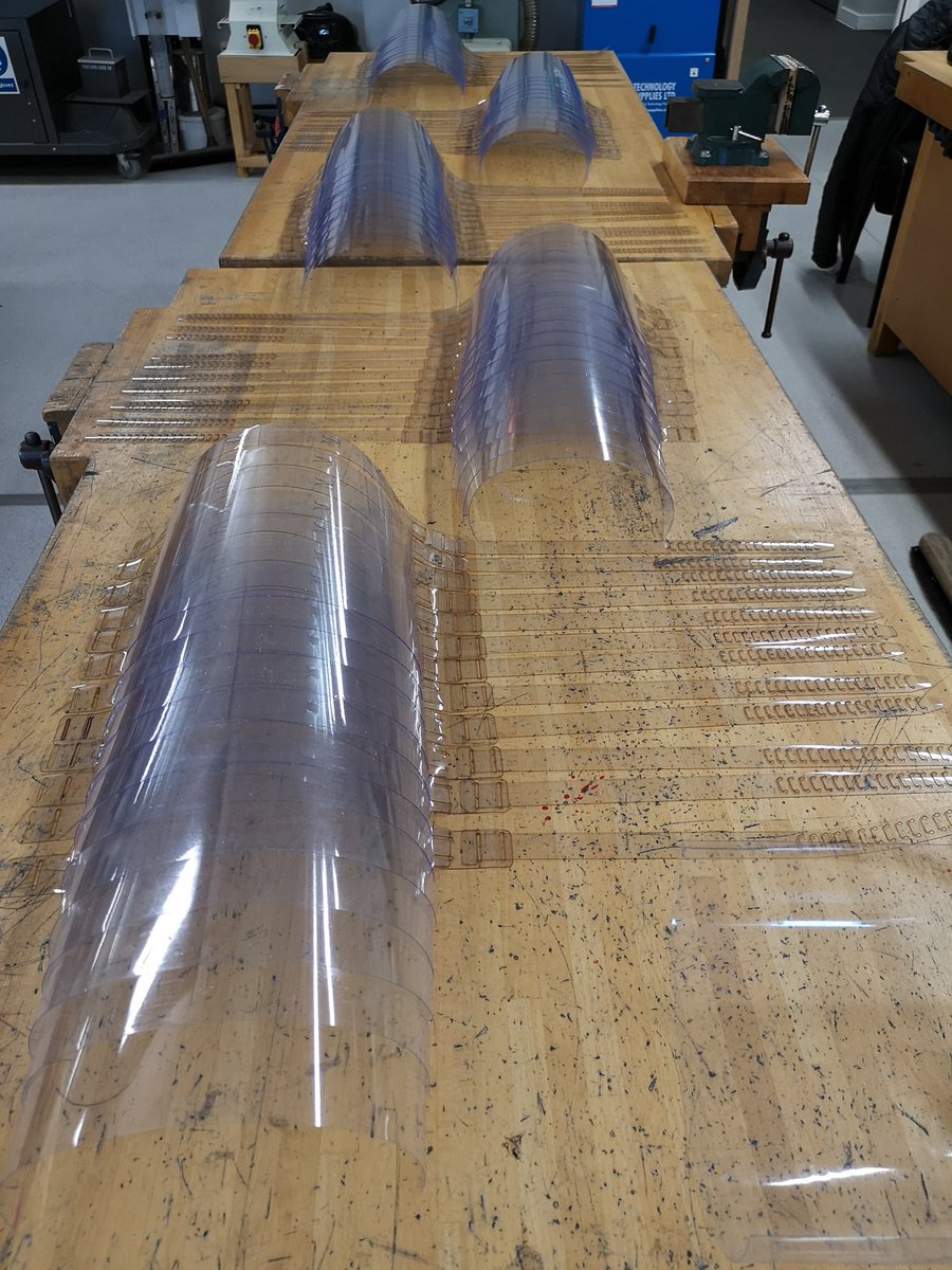 UCGSchool's tweet photo. We are so proud of our technology teachers Miss Purewal, Miss Carr &amp; Mr Jones. Today they came into @UCGSchool &amp; manufactured over 100 visors and delivered them to Wexham Court Hospital @NHSuk, providing PPE to protect frontline workers #clapforkeyworkers

#Unity #Service https://t.co/JFHOh6Tu2t