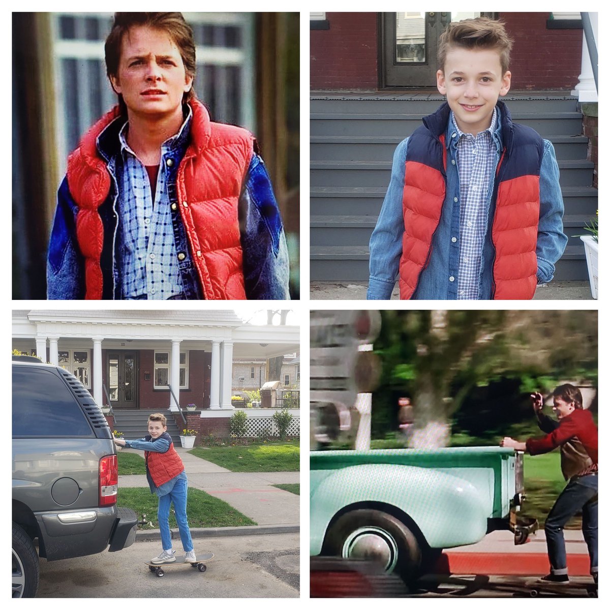WPSNY's tweet photo. So awesome seeing our students participate in spirit week from home! Can you guess what fictional character this student is dressed as? #DistanceLearning #DressLikeAFictionalCharacterDay #BackToTheFuture https://t.co/SMMurB2ex3