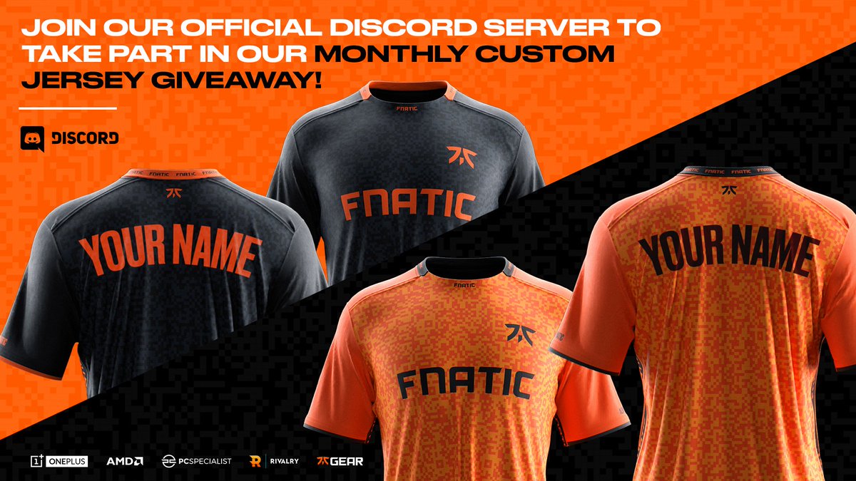 fnatic custom jersey