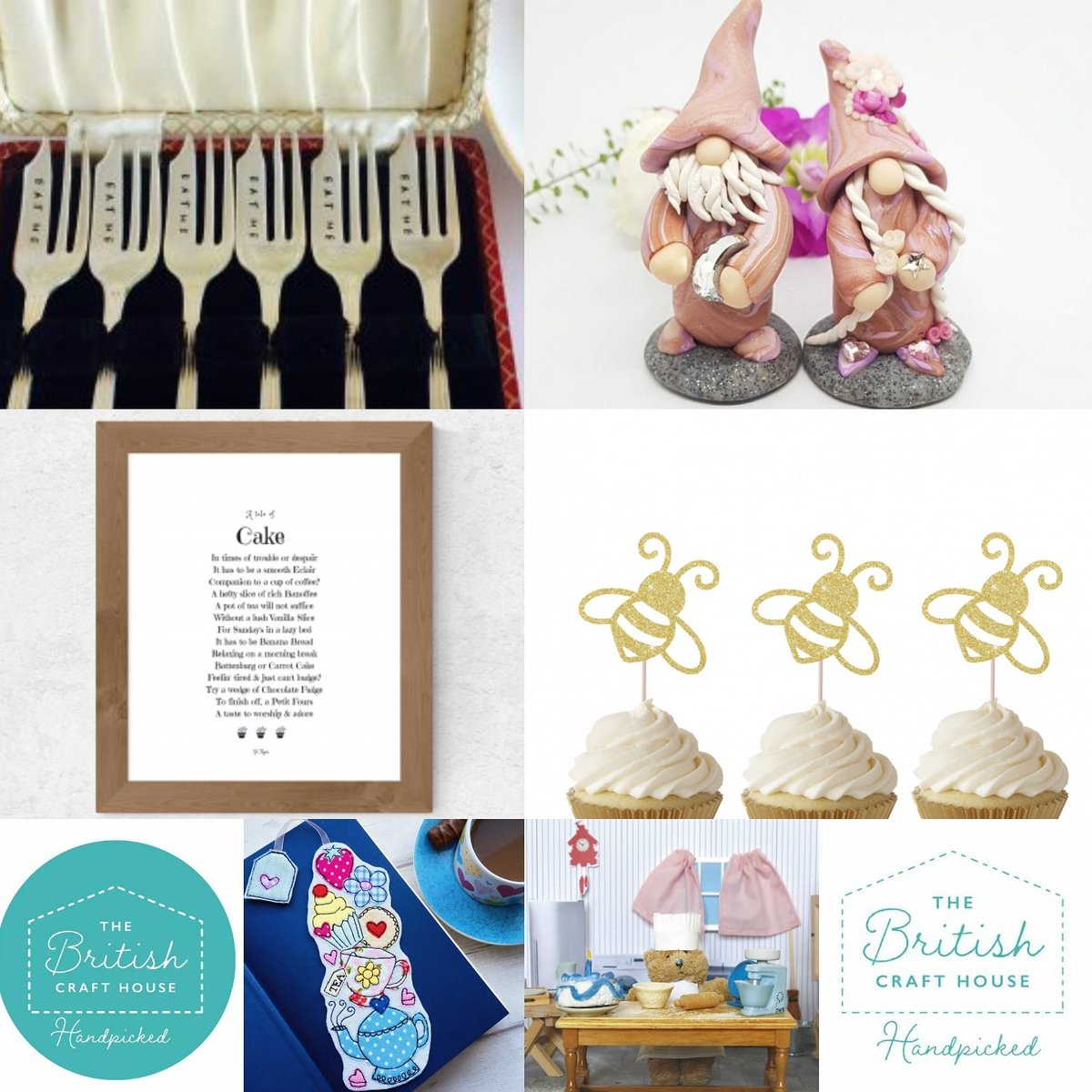 MillermanGlass's tweet photo. I've been rather obsessed with cake the last few weeks, so here are some cake themed goodies all available from @BritishCrafting
https://t.co/EOUehRCfXZ
#TeamworkThursday #tbch #tbchsellers #cake #cakecuresall #cakeisalwaystheanswer https://t.co/dAg3RVAzx3