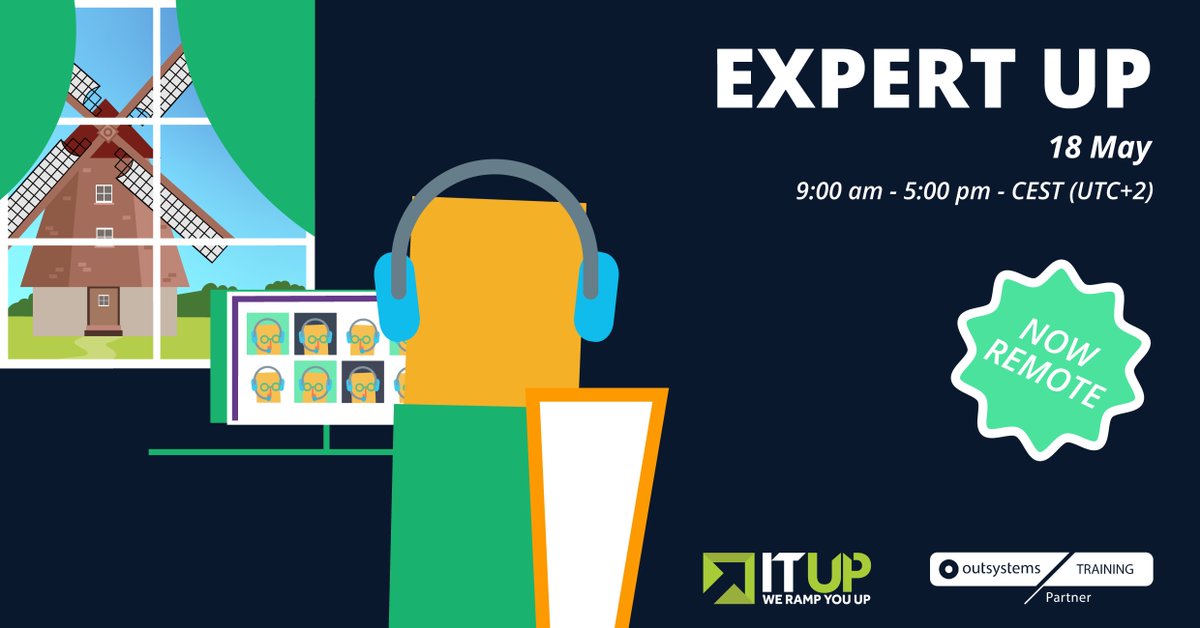 _ITUp_'s tweet image. Master the advanced contents of the @OutSystems Platform and become a certified OutSystems Expert Developer. Join us for our remote Expert Up program taking place on the 18th of May.
Learn more and enroll at itup.pt/course/advance…

#ITUp #WeRampYouUp #OutSystemsTraining