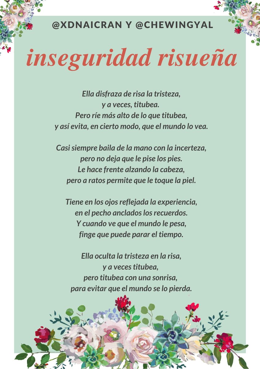 chewingyal's tweet photo. @xdnaicran y yo hemos compartido binomio y no puedo estar más contenta, es un 🌞y la verdad nos ha quedado un poema cuqísimo 💛 gracias por todo ✨ #Reto16 #CampWrite https://t.co/MWCyOkL3BJ