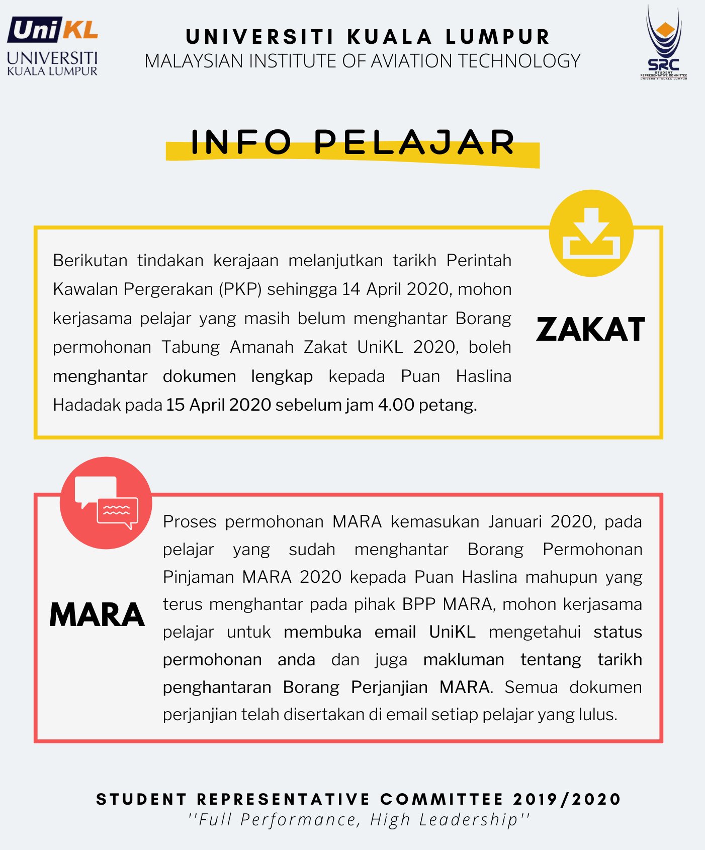 Src Unikl Miat On Twitter Kindly Visit Our Official Instagram Account Srcuniklmiat For The Valid Information And Your Further Understanding Please Read And Understand All Information Stated Carefully Stay Safe Everyone