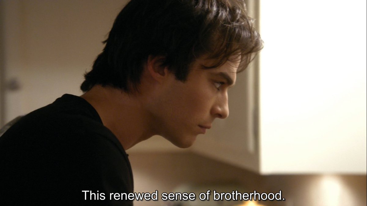 I am a Damon Salvatore apologist & I regret nothing. He deserves better. He asks Elena, a person he thinks won& #39;t betray him, and she lies to his face just like that. Yeah, so much like Stefan. :)