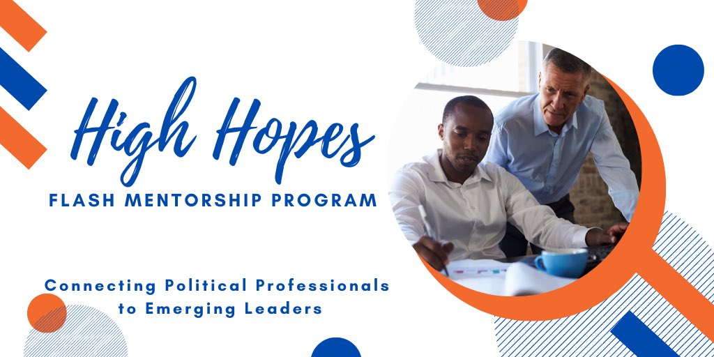 MarvMcMoore's tweet photo. There are so many graduating college students who are struggling to start a career in politics during the coronavirus. I’ve spoken to so many of them. 

So today, I’m launching the High Hopes Flash Mentorship Program. Help me connect 100 political operatives to emerging leaders. https://t.co/djYII0Vqlc