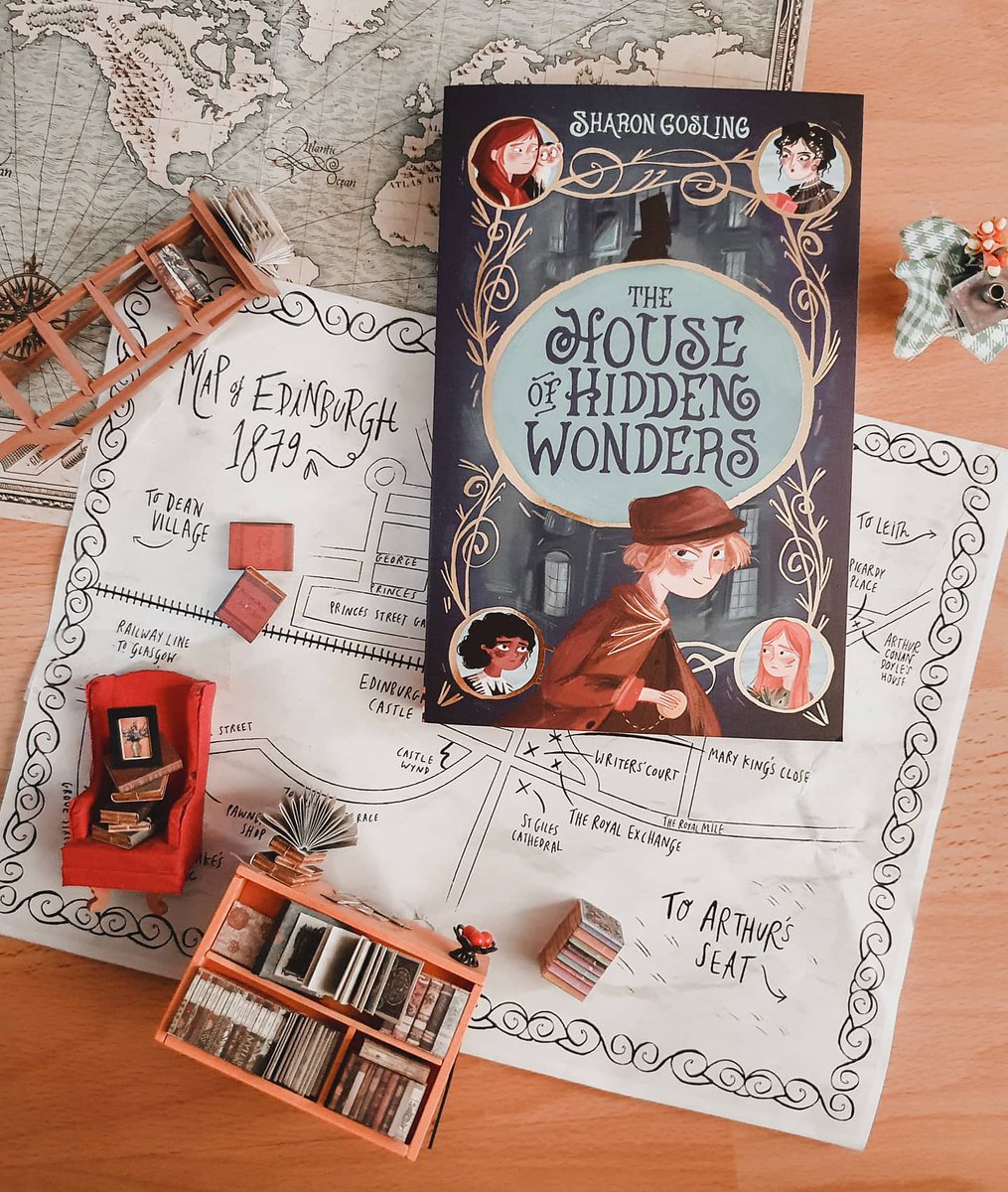 Happy Pub Day to #TheHouseofHiddenWonders by @sharongosling!!! 🎉 huge thanks to @LittleTigerUK for gifting me a copy! It's gorgeous. @hpillustration_ 😍