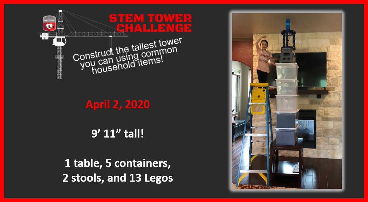 #stemtowerchallenge #WorldAutismAwarenessDay #OneHeartOneLovejoy #WeLiveLovejoy #hartelementary
<a href="/Hart_Elementary/">Hart Elementary</a> <a href="/Lovejoyisd1/">Lovejoy ISD</a>