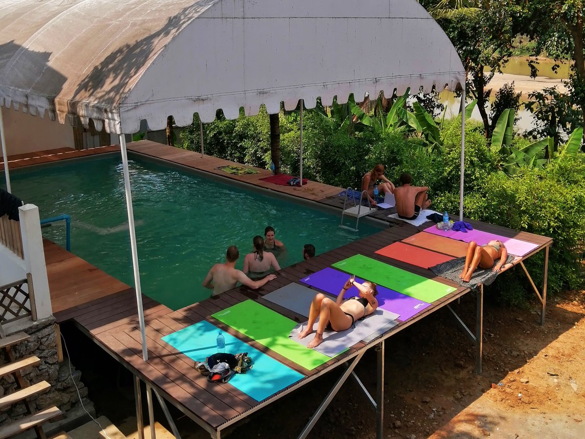 Luang Prabang, Laos I checked into Sunrise Riverside Backpackers Hostel, which is near the infamous Utopia Bar The hostel is lively and has a great social atmosphere. All the people I eventually travelled Laos with, I met at this hostel  #21Days21Destinations
