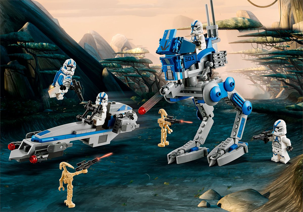 You asked for it. We’ve built it #LEGOStarWars lego.build/501stLegionClo…