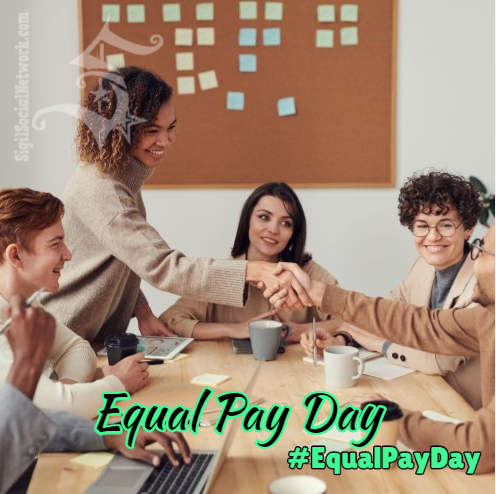 NetworkSigil's tweet photo. National Pay Inequity Awareness Day or Equal Pay Day #equal #equalpay #equalpayforequalwork #nationalpayinequalityawarenessday #equalpayday #sigilvideo #sigilsocialnetwork https://t.co/NQQnWUvk6Z