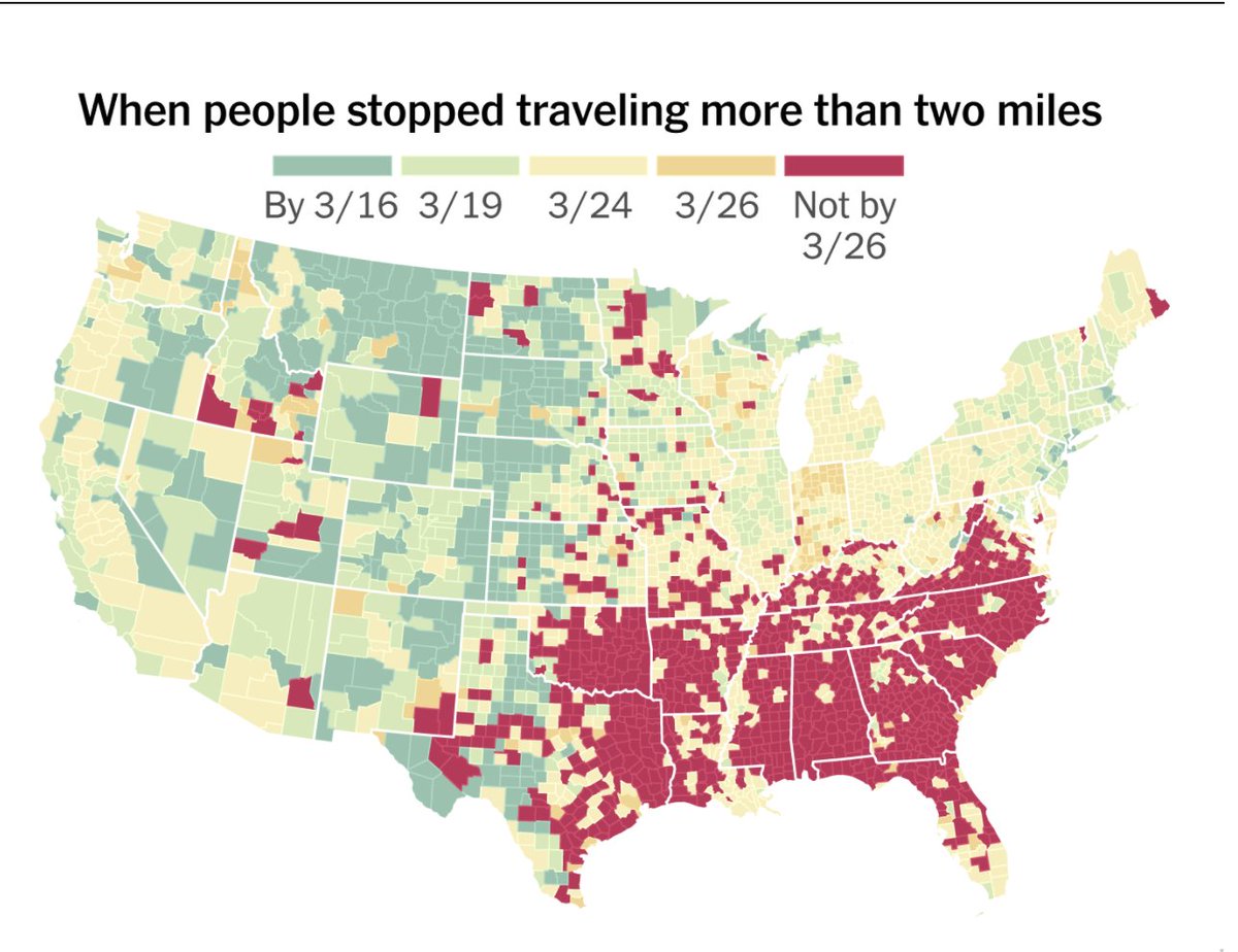 Michael Barbaro On Twitter A Lot Of Misinterpretation Of My Not Well Enough Contextualized Tweet On This So Taking It Down Will Let The Map Speak For Itself With Link To Article For
