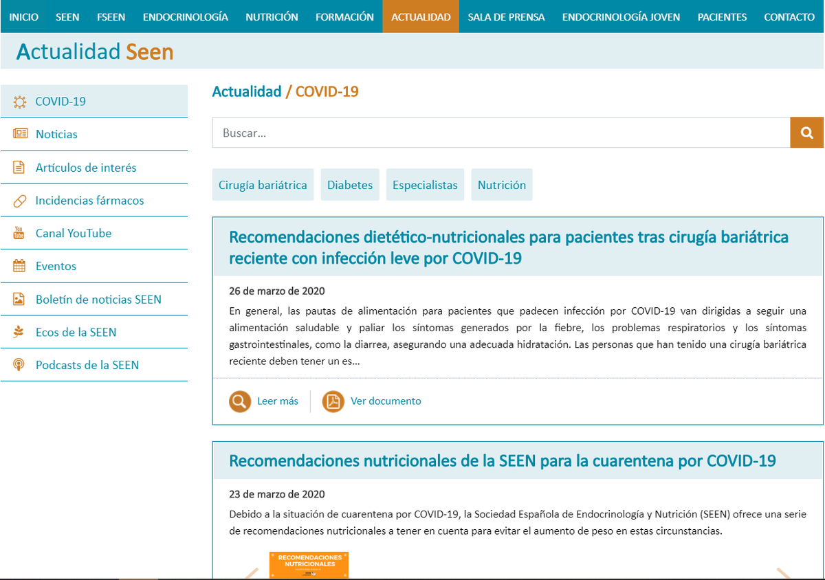 sociedadSEEN's tweet photo. Ahora puedes consultar todas las noticias y recomendaciones relacionadas con el COVID-19 que hemos elaborado, en un solo apartado dentro de nuestra pagina web. No te dejes ninguna atrás  ➡ https://t.co/yNxrQVYSyE https://t.co/X5367Hy2Qv