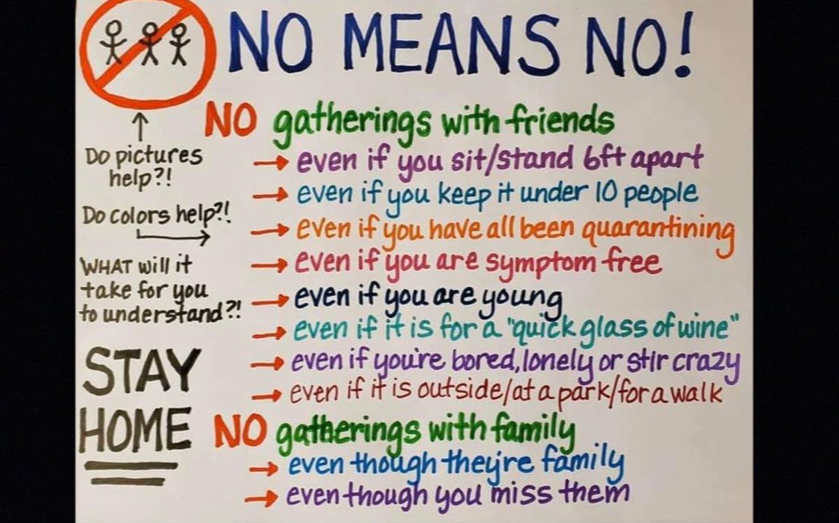 No means no during coronavirus crisis. N.J. sheriff posts signs to get people’s attention. nj-ne.ws/GRAdJ4R