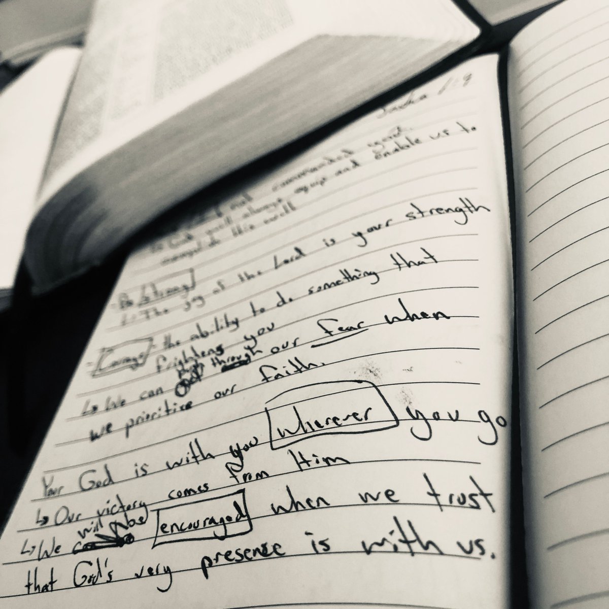 resound_tx's tweet photo. BE STRONG and COURAGEOUS! DO NOT be afraid or discouraged. For the Lord your God is WITH YOU wherever you go.

--> Joshua 1:9 https://t.co/GXyn34xFro