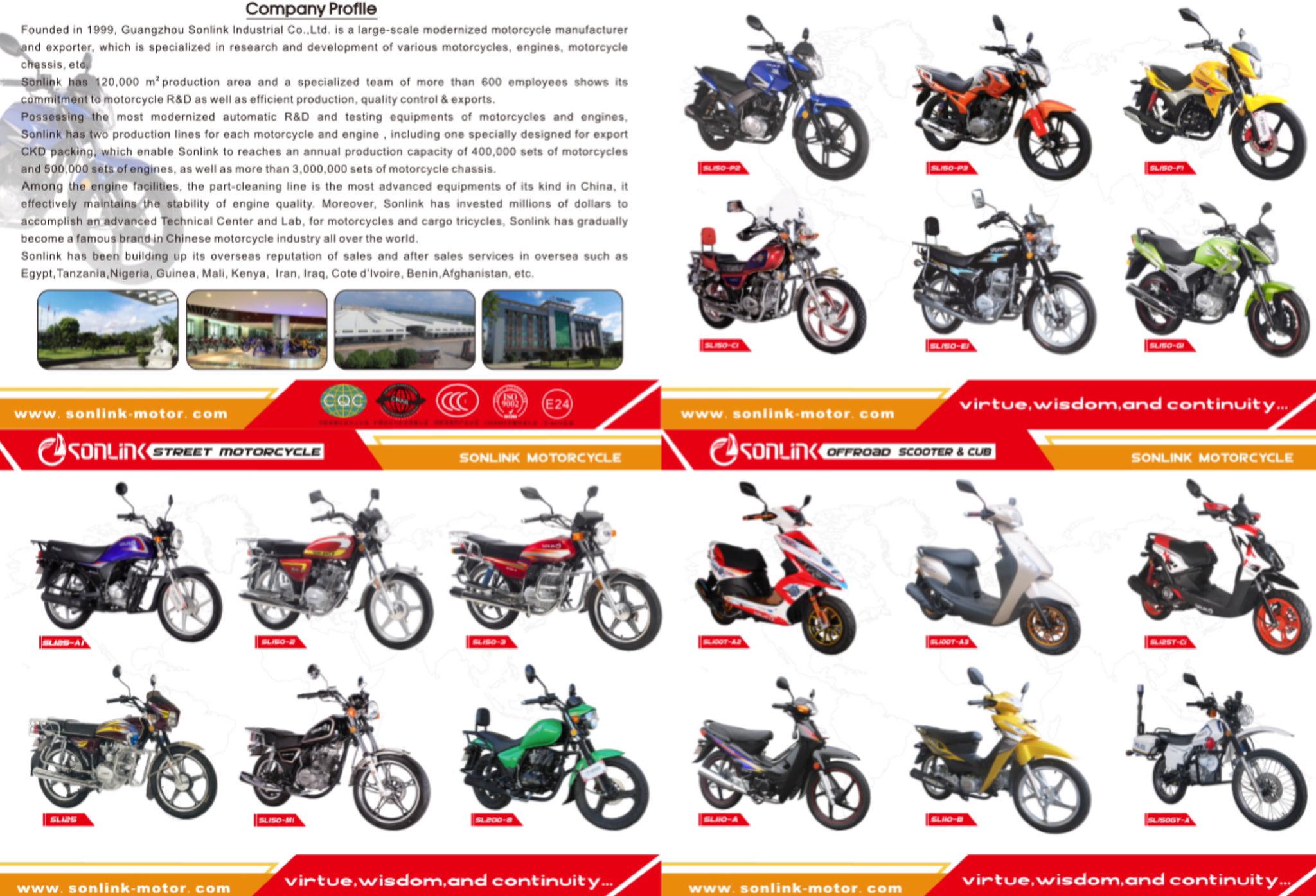 Sonlink motorcycle sale