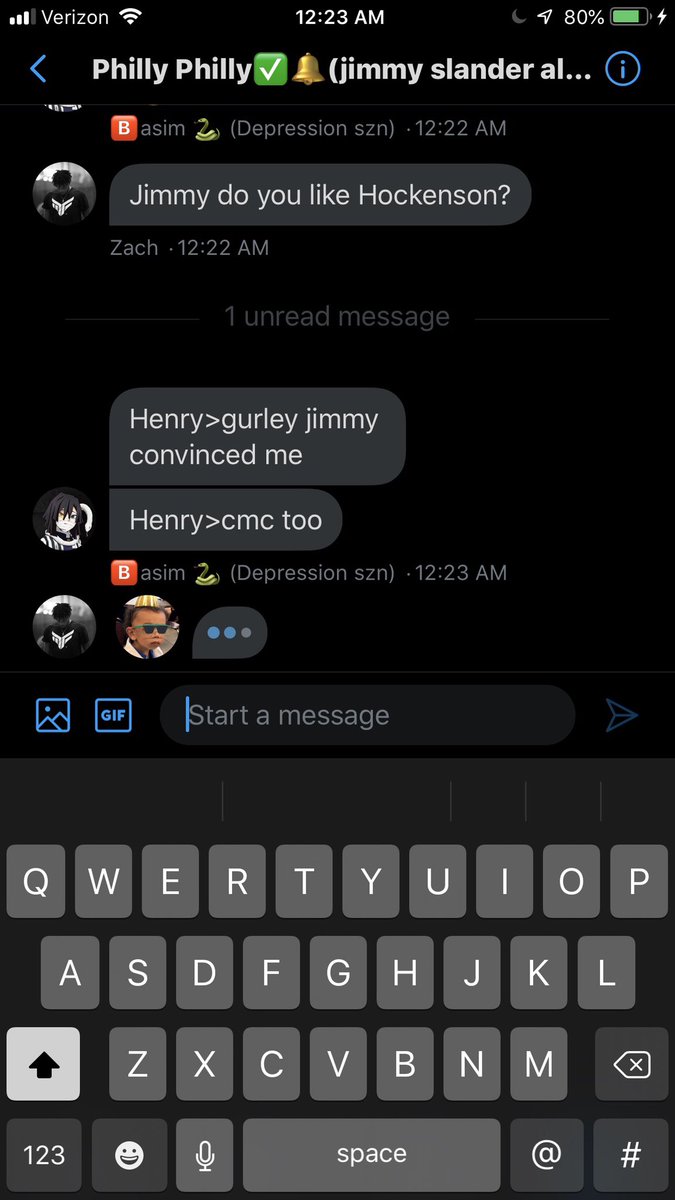 A thread of screenshots from my gc Philly Philly