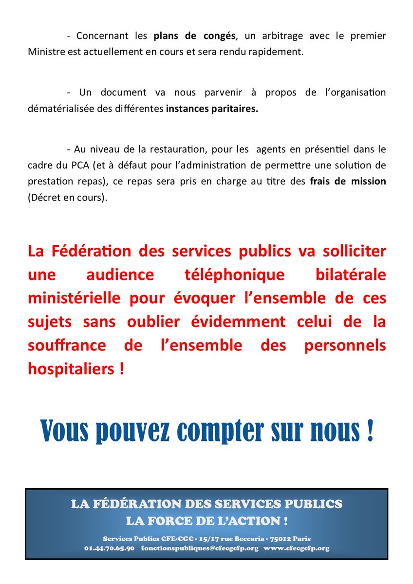La fédération des Services Publics CFE CGC tweet media