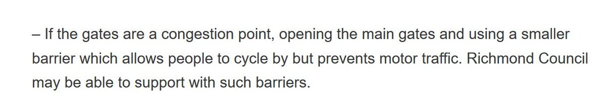 Some of the ideas:Look at how gates are managed, if they're a major point of concern.