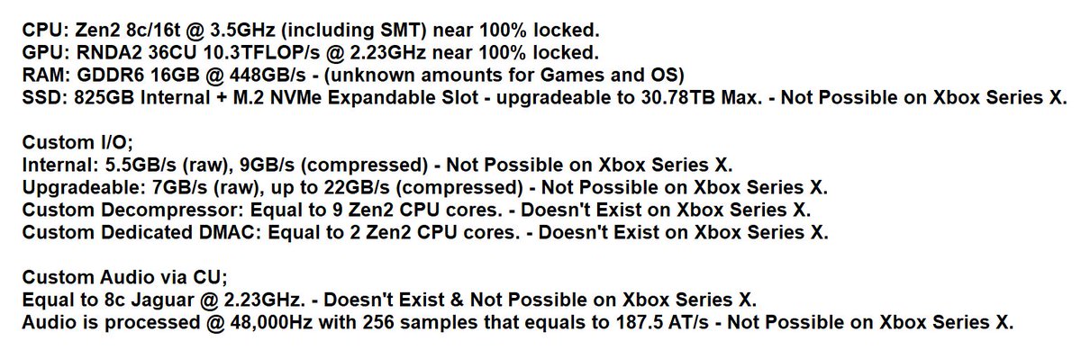 What the new DF video told us about PS5 (more detailed).A lot of tech not possible or simply doesn't exist on Series X, developers using this tech will make PS5 games night & day better regardless of GPU. @JayTechTV  @JayDubcity16  @AEGRO  @Puertorock77_  @RomeGoLARGE  @JayBari_TOA