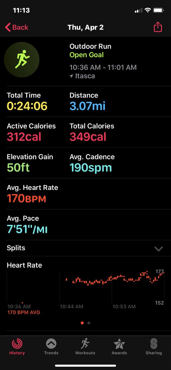 Beautiful day for a light jog. Get up &amp; move today! #CoronaFitChallenge @CoachHarks14 <a href="/SoccerScn/">SCN Girls Soccer</a> <a href="/SCN_Boys_Soccer/">St Charles North Soccer</a>