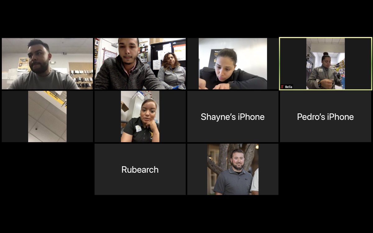 RaySprintGuy's tweet photo. #SCIronChefs hosting a virtual huddle - setting the focus walking into the door: customer service and Partner-Customer safety. #SCDOES @1969Obregon @Heather_B43 @PitcherPerfecto https://t.co/c2c7khHXRd