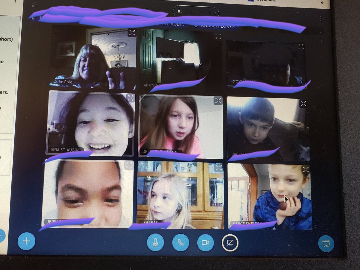 So many smiles today. Warms my heart to see my students together. They loved chatting with each other, too. I had 11 of 16 students on with me today. That is a record. 🎉♥️