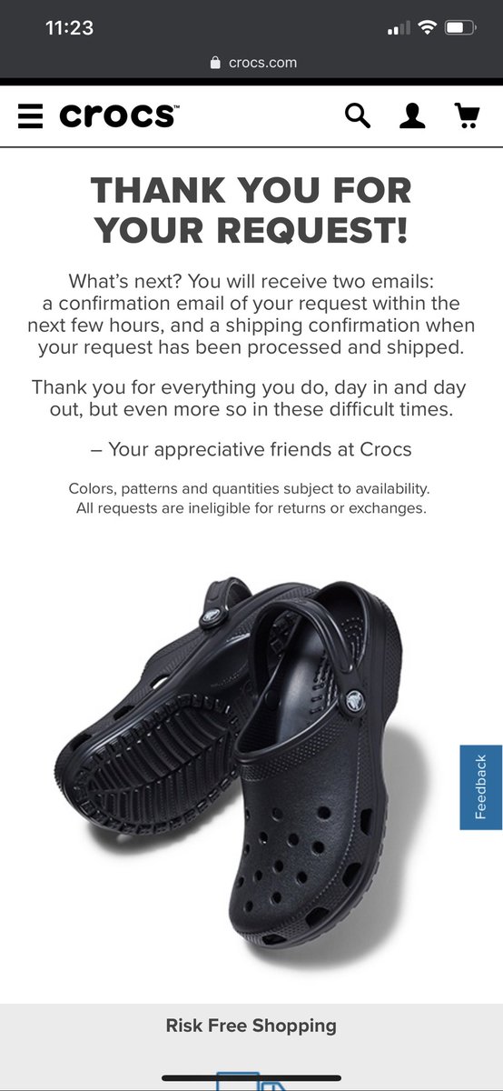 get my free crocs