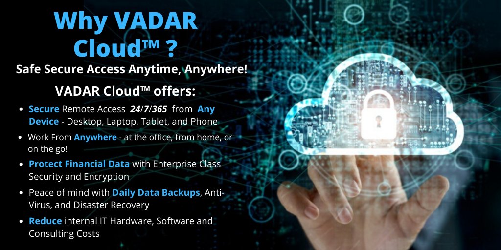 VADARsystems's tweet photo. VADAR Cloud™: The Technology You Need for Remote Work!

Visit our website to learn more! https://t.co/tY8nSTPEnW https://t.co/GJP6q0mx2L