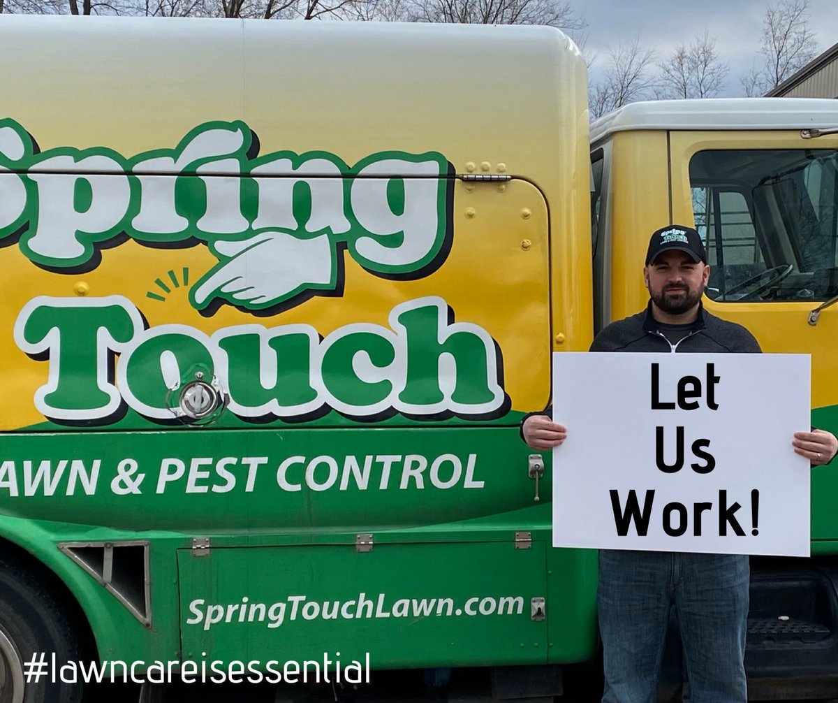 springtouchlawn's tweet photo. @MinnesotaNLA help us get back to work!!  To the rest of the country lawn care is an essential service!  MN needs to change! #lawncareisessential https://t.co/Gt1Ho2HHXp