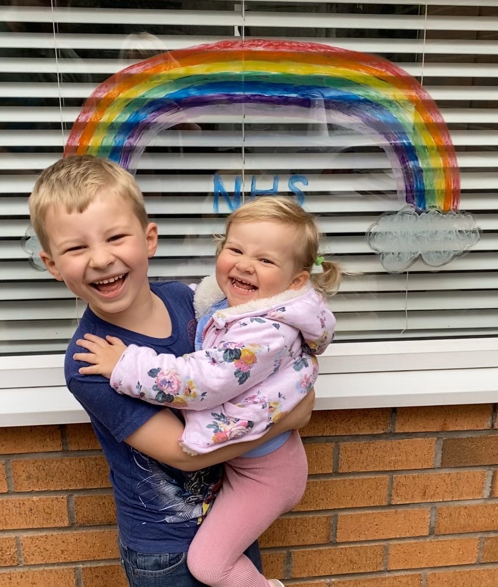 Finally got round to doing our rainbow this afternoon <a href="/HodkinsonRBL/">Mrs Hodkinson</a> Ben said he misses you and all of year 1 x
