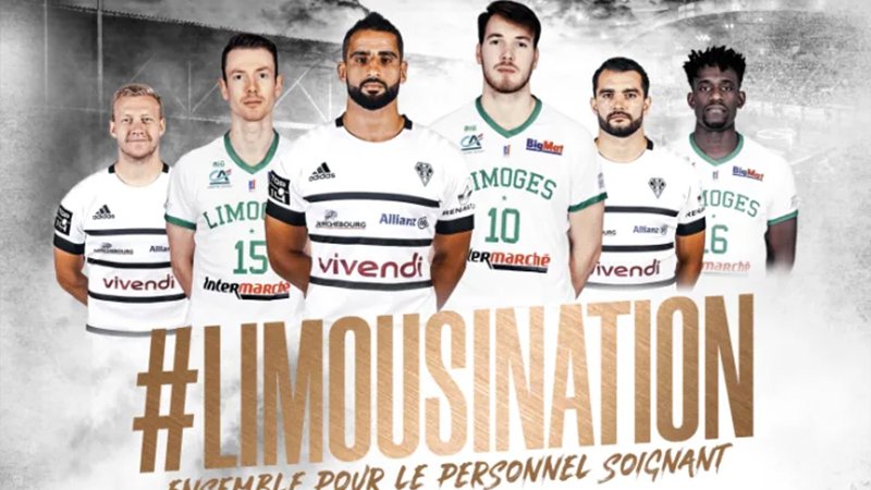 CHULimoges's tweet photo. #Covid19 : le @limogescsp CSP et le @CABriveRugby soutiennent le #CHULimoges. Ils ont lancé une cagnotte participative en ligne #LIMOUSINATION afin d’aider le personnel du CHU et du #CHBrive dans la prise en charge des patients. Merci à eux https://t.co/2A7eVDdQHq https://t.co/qfWeIVTgC5