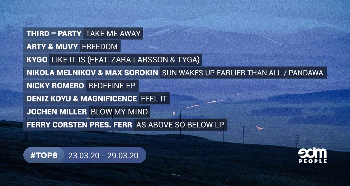 TOP8 releases of this week based on subscribers opinion.