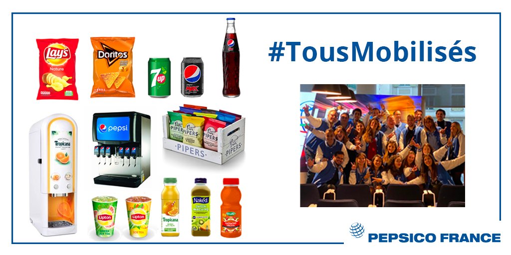Malgré l’arrêt du secteur Hors Domicile, toutes les équipes PepsiCo sont mobilisées au quotidien auprès de leurs clients et partenaires hors domicile pour les accompagner pendant cette crise et préparer leur reprise d’activité #PrenezSoinDeVous #TousMobilisés
